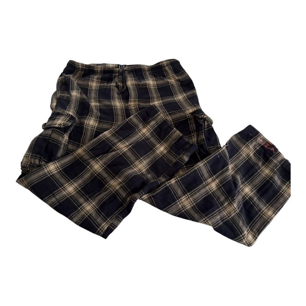 Men’s Plaid Cargo PJ Pants